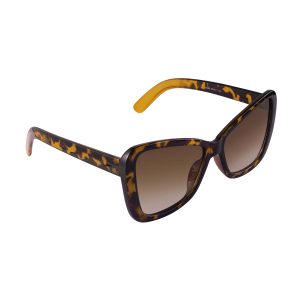 Zonnebril cat eye simpel - bruin