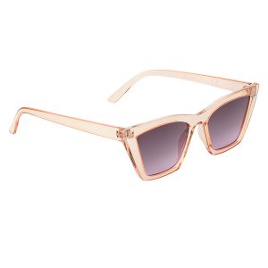 Eenkleurige cat eye zonnebril - paars