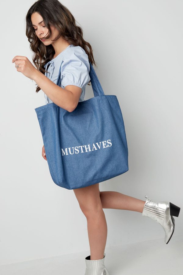 Denim shopper musthaves - blauw - Afbeelding 4