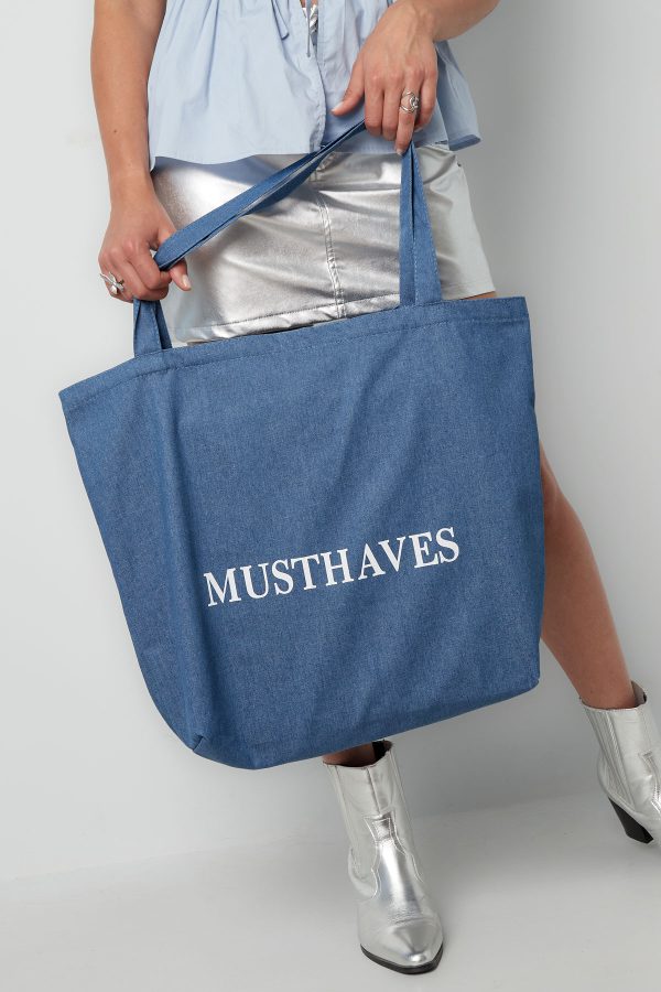 Denim shopper musthaves - blauw - Afbeelding 2
