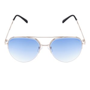 Zonnebril aviator style - blauw goud