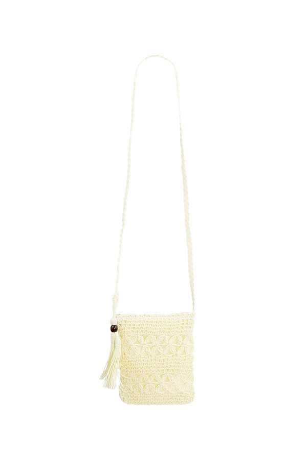 Ibiza vibe tas - off white