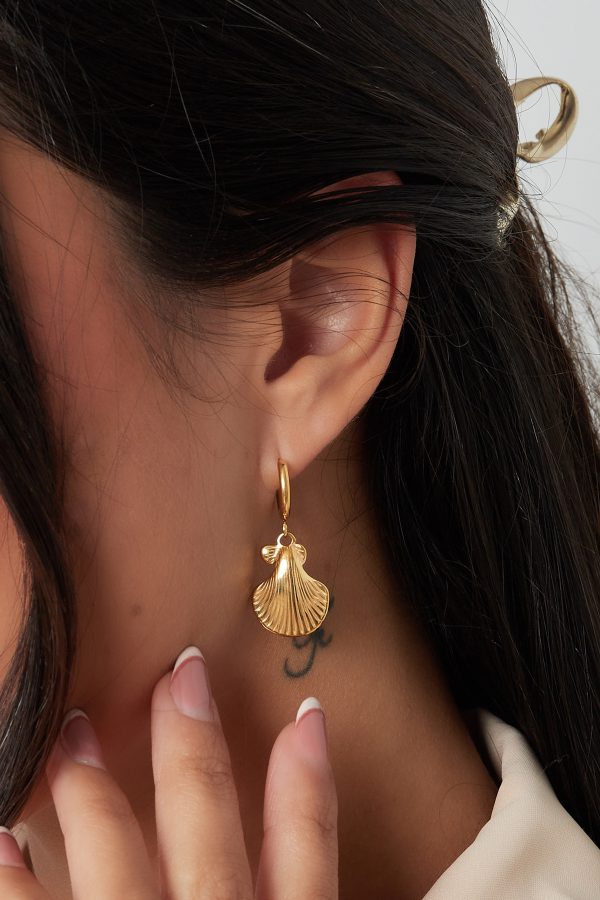 Oorbellen shell story - goud - Afbeelding 2