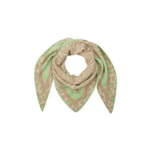 Panter/ zebra print sjaal - groen