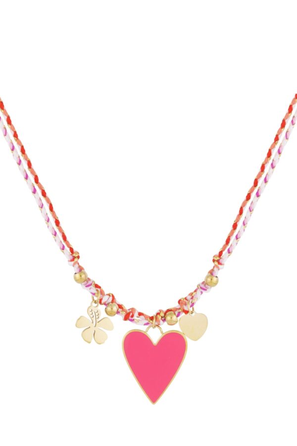 Happy summer roze ketting - Afbeelding 2
