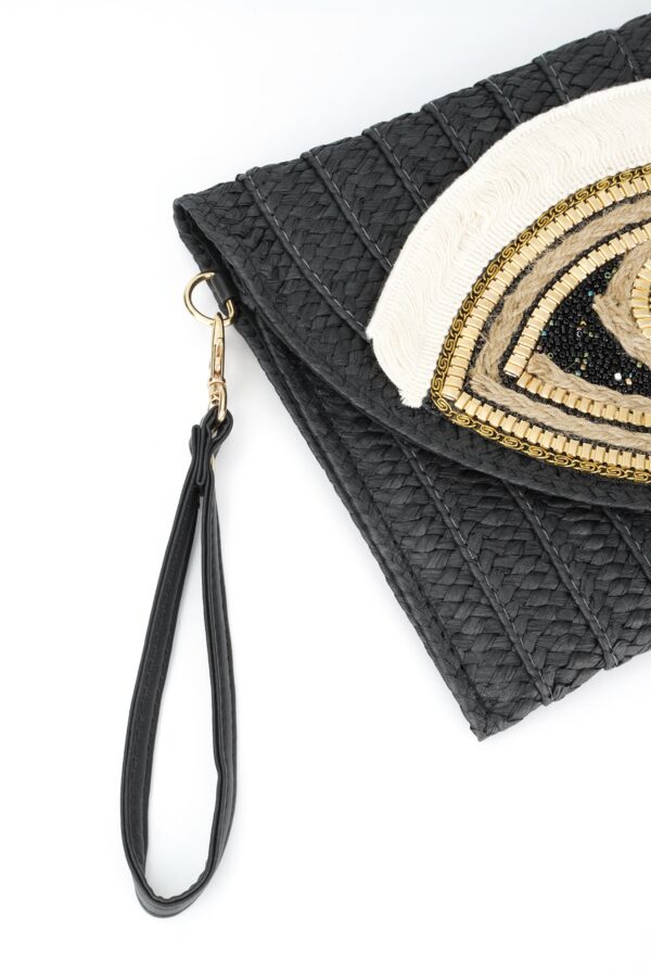 All eyes on you clutch zwart
