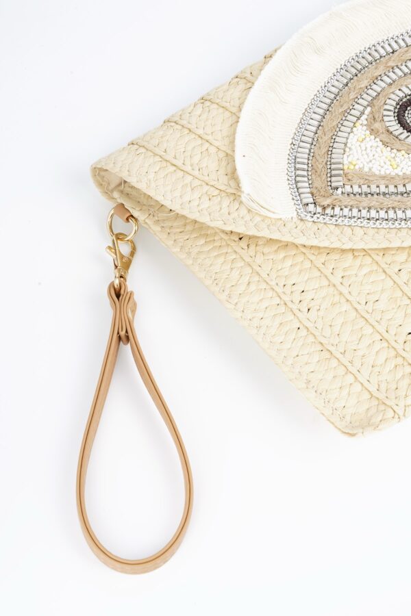 All eyes on you clutch offwhite