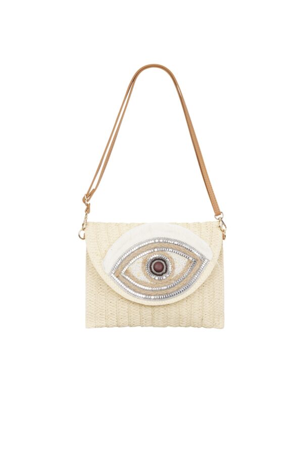All eyes on you clutch offwhite - Afbeelding 2