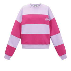 De gestreepte trui Paars/ roze maat S