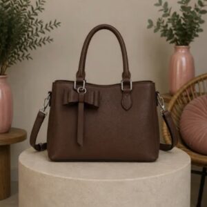 Tas met strik bruin